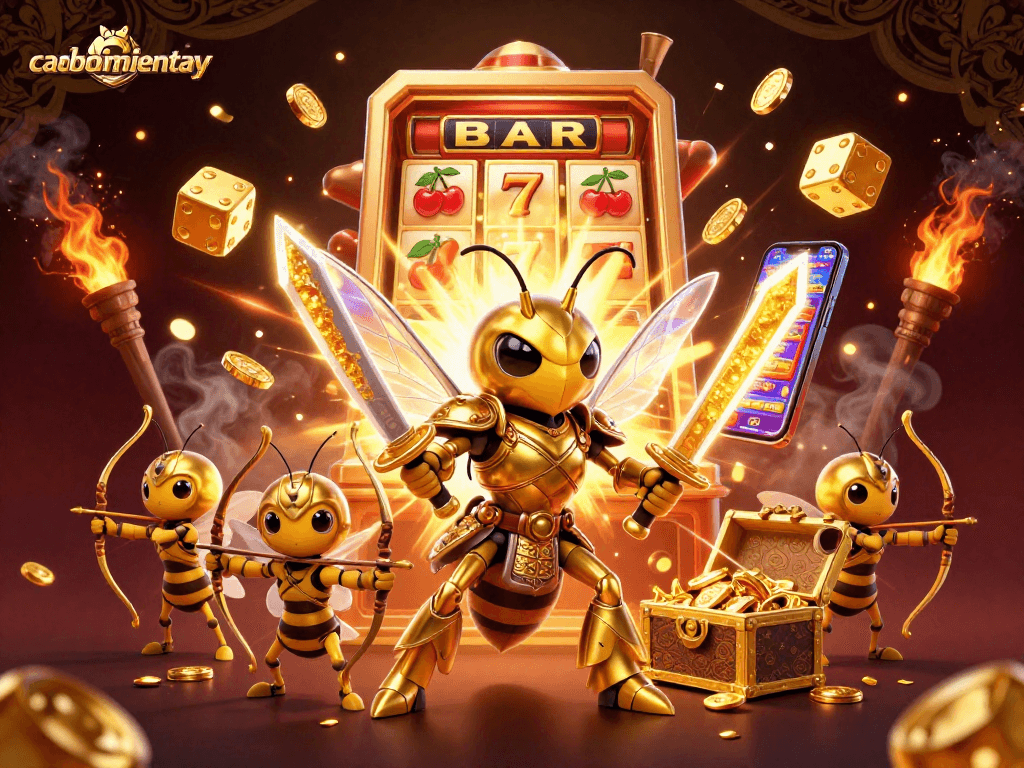 Join the excitement of caoboimientay with vibrant symbols, golden coins, and lively characters!