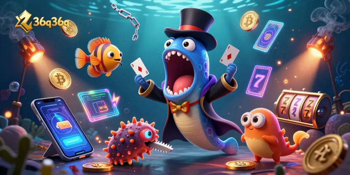 Engage in thrilling casino magic with 36q36q's underwater card tricks and crypto coins
