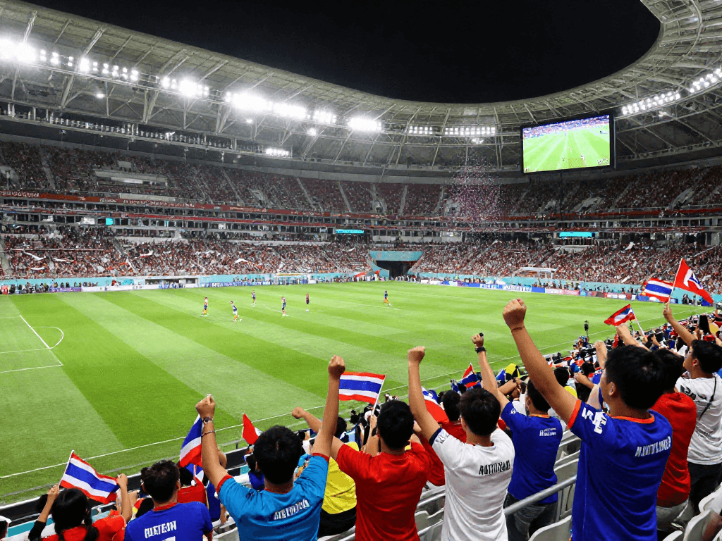 แฟนบอลชาวไทยเชียร์ฟุตบอลโลก 2026 ราคาบอลโลกนัดชิง พร้อมบรรยากาศสุดมันส์ในสนามแข่งขัน