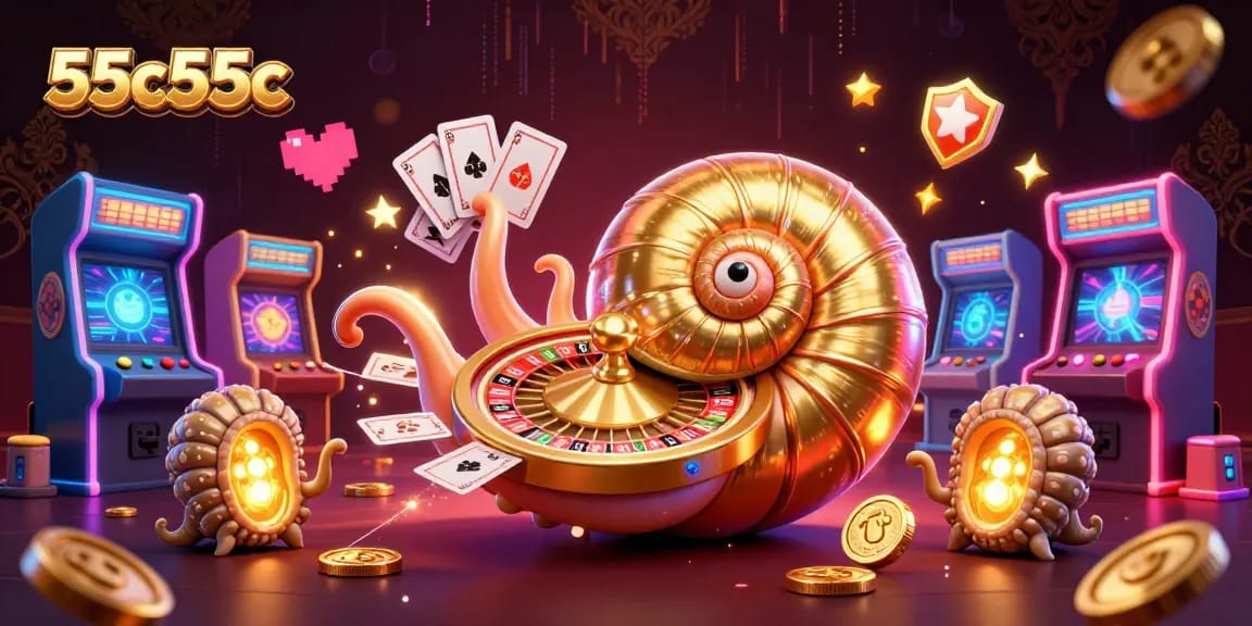 Engage with thrilling gaming action at 55c55c's vibrant casino world!