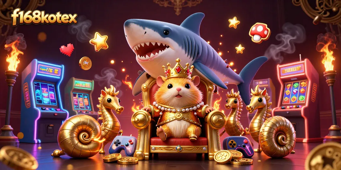 f168kotex invites players to enjoy thrilling slot games under a vibrant fantasy backdrop