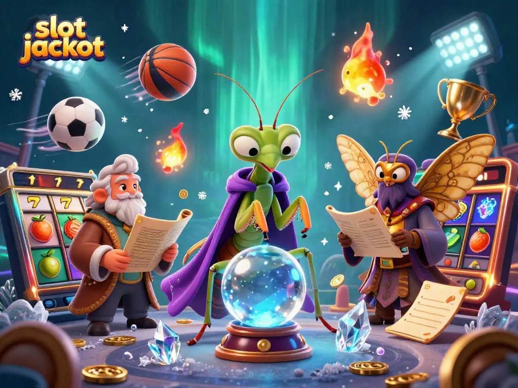 Experience the vibrant world of slot jackpot games with dynamic characters and lively elements.