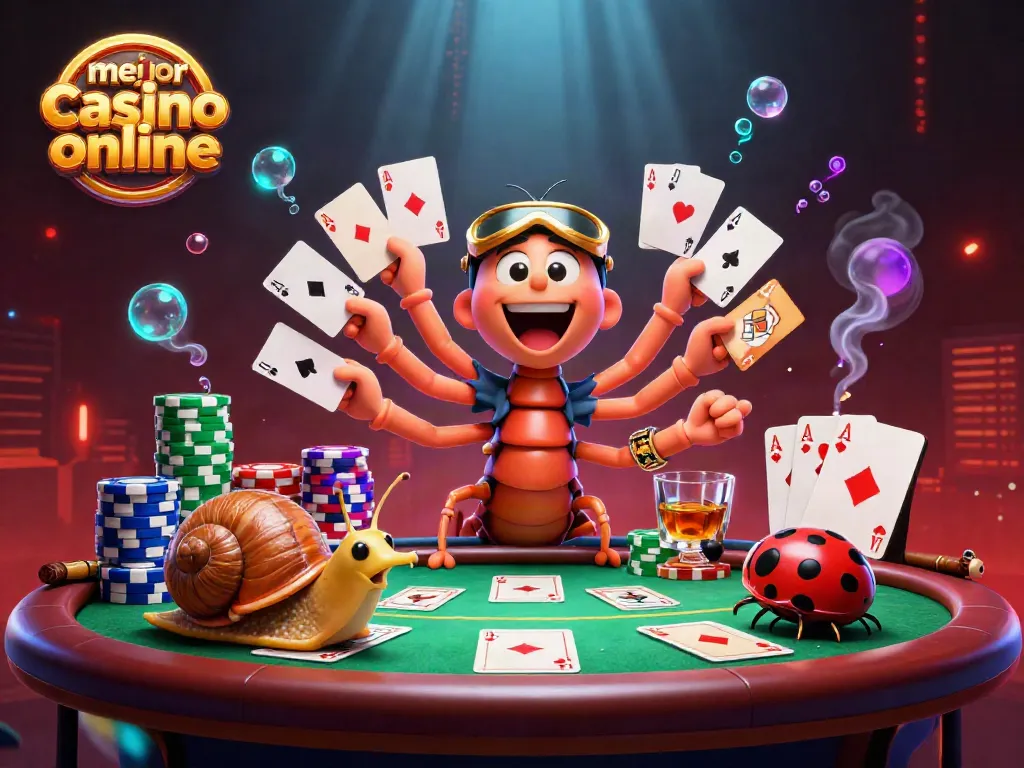 Imagina la emoción del mejor casino online mientras juegas con nuestros coloridos personajes y fichas de póker.