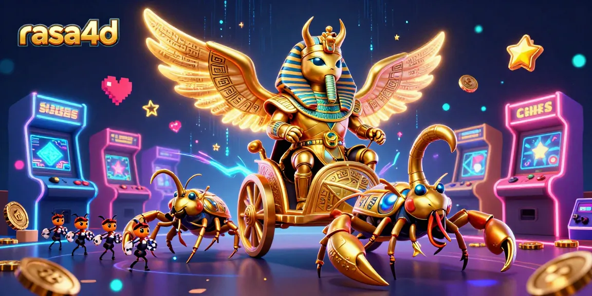 Gambarkan pengalaman bermain di kasino rasa4d dengan karakter menarik dan elemen game yang dinamis.
