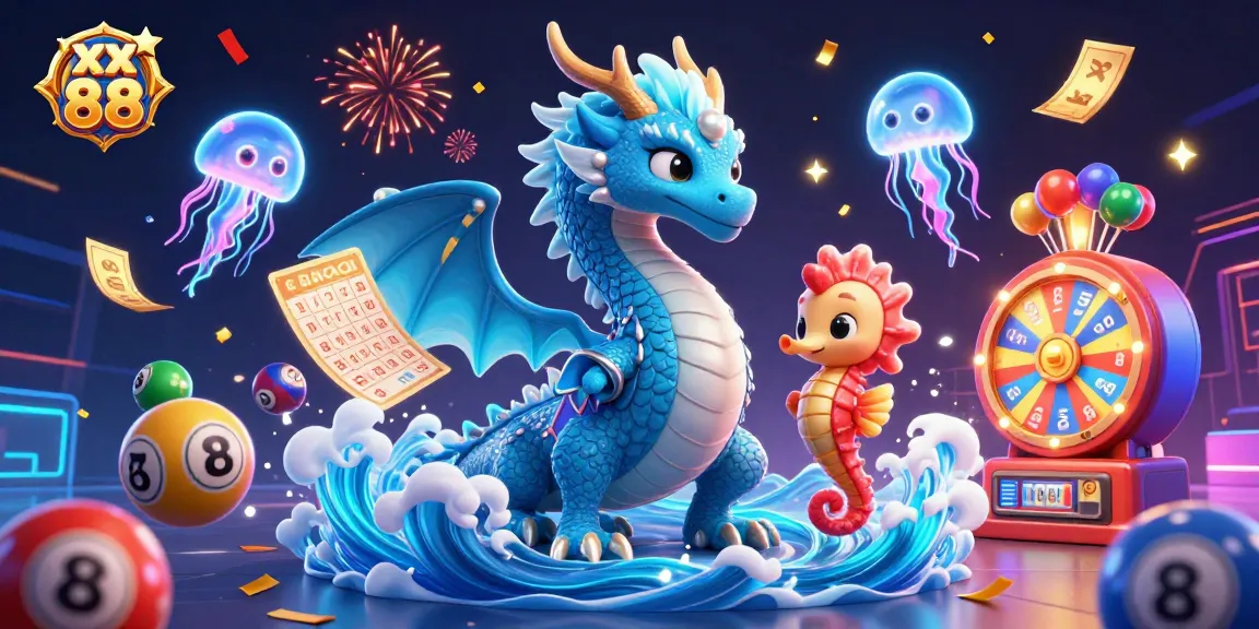 Experience the vibrant gameplay dynamics of xx 88, featuring colorful lottery elements with a lively background.