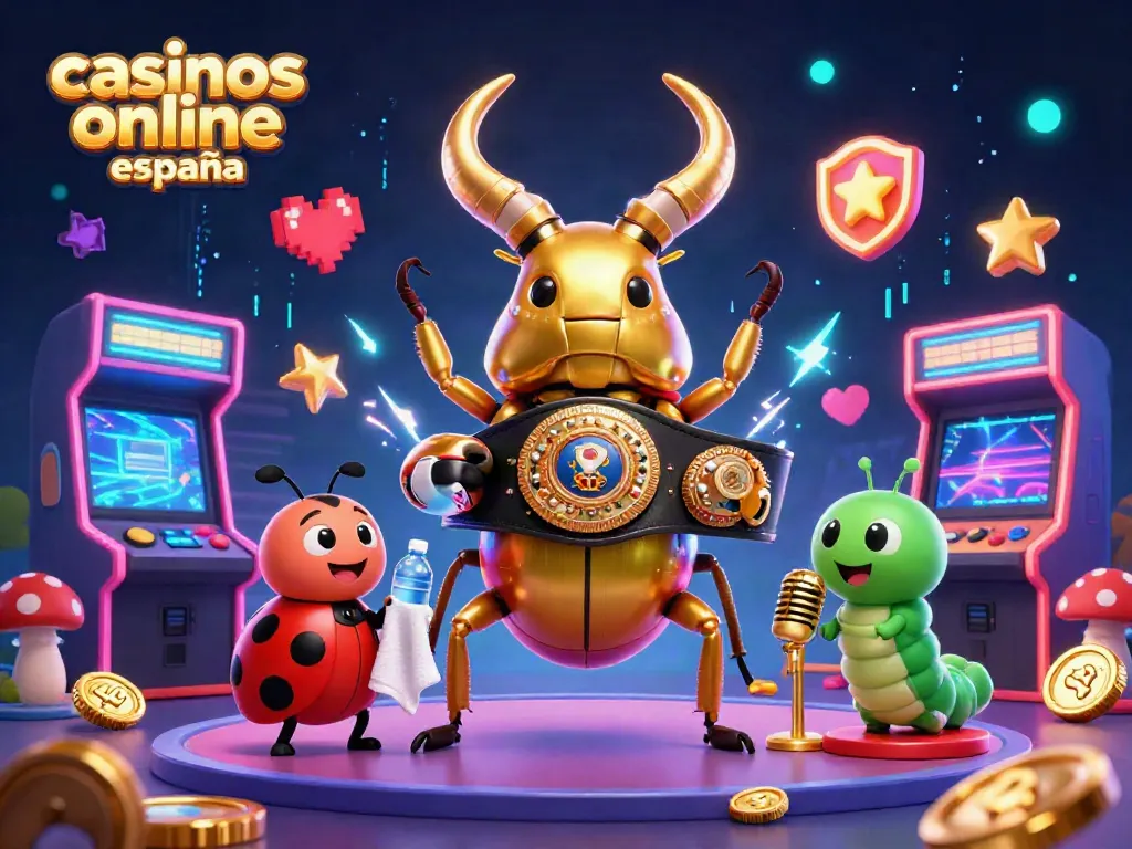 Disfruta de casinos online en España jugando con acción de póker y personajes divertidos en un entorno vibrante y colorido.