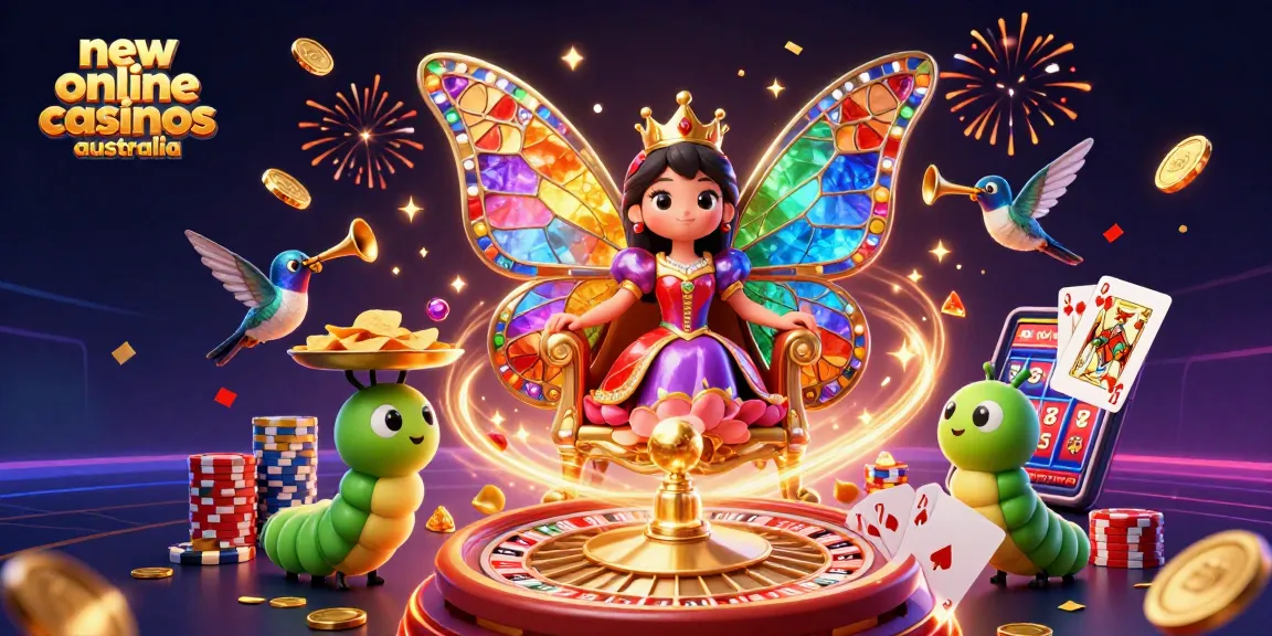 Experience new online casinos australia with vibrant 3D casino graphics and dynamic gaming action.