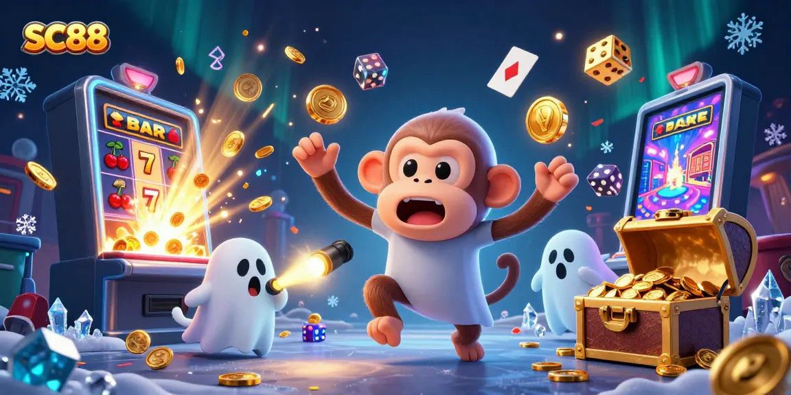 SC88 attracts players with thrilling slot machine jackpots and ghostly adventures in a vibrant casino.