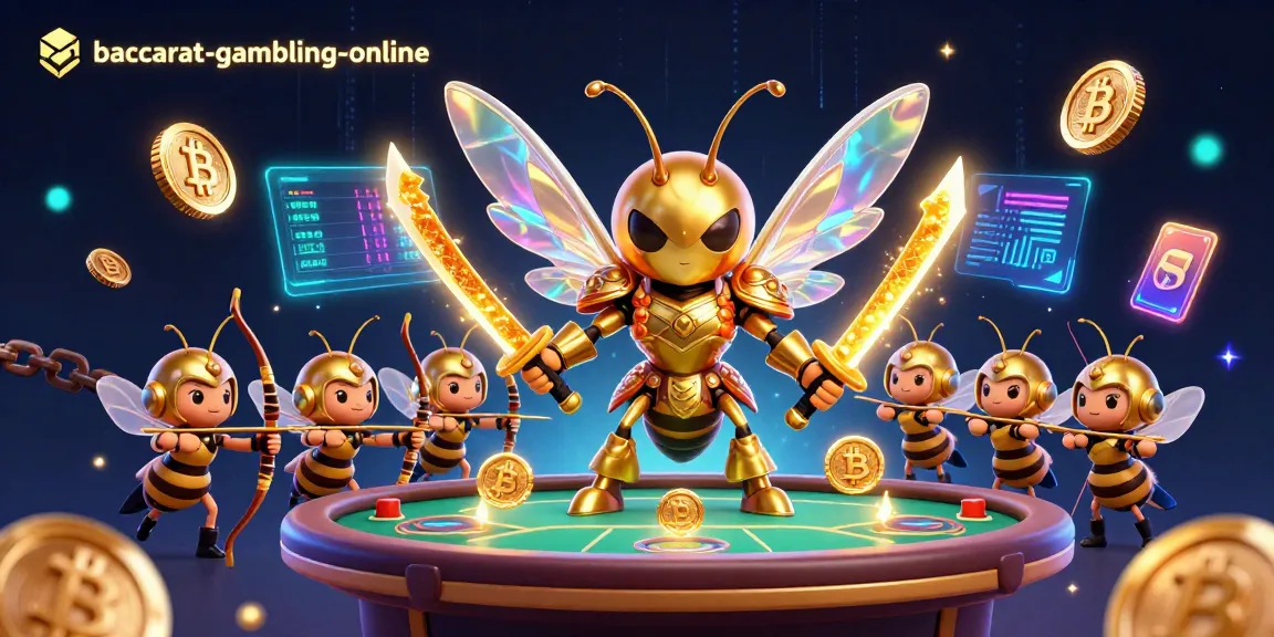 Experience high-stakes baccarat action with baccarat-gambling-online's thrilling 3D digital casino scene.