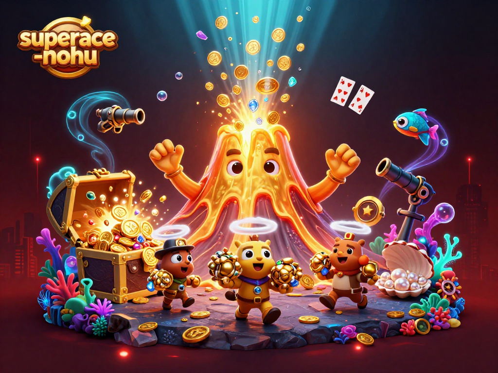 Experience winning moments in superace-nohu with triumphant scenes filled with treasure and excitement.