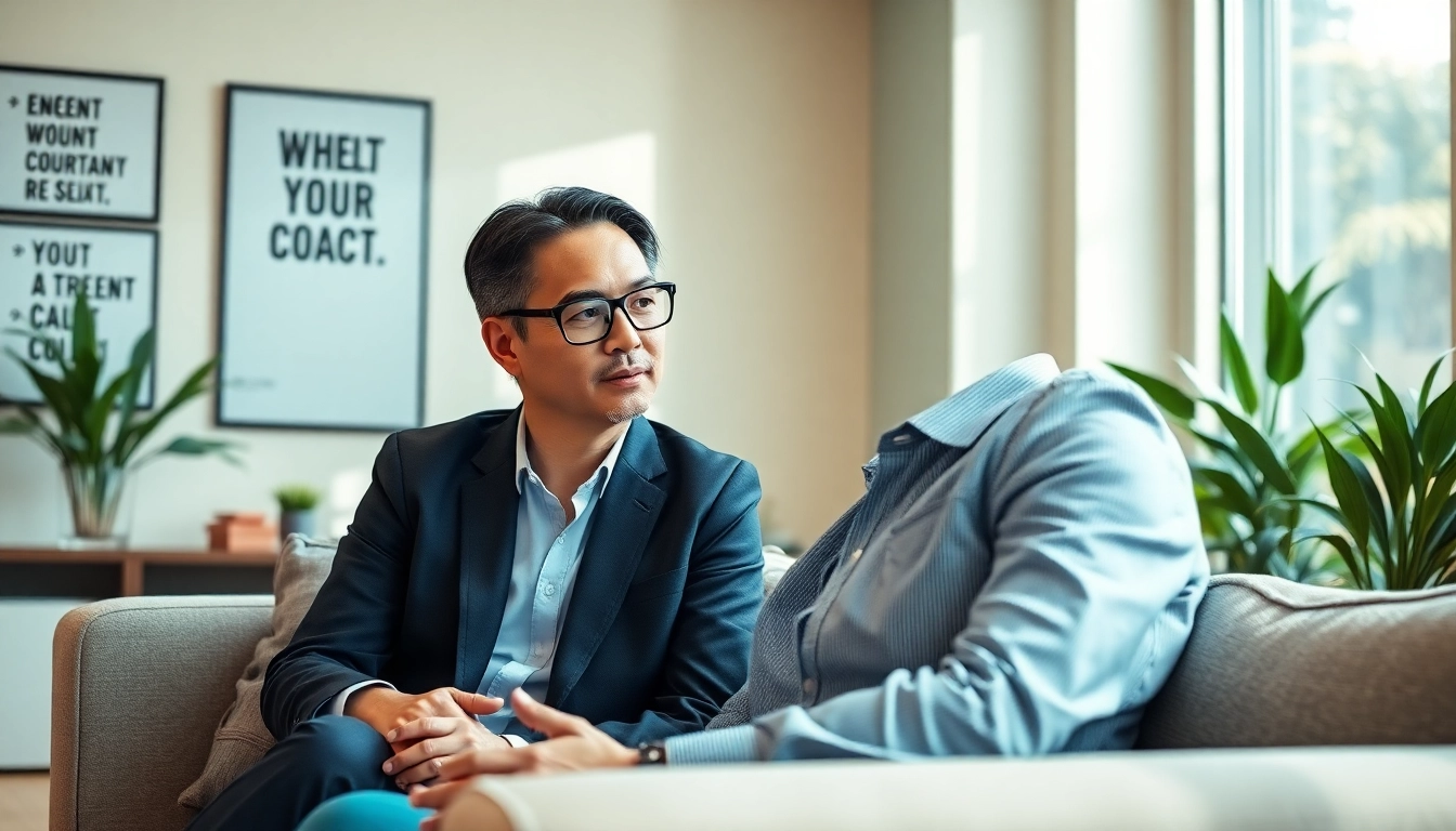 Enhance your path with Career Coaching in a professional setting, featuring engaging dialogue.