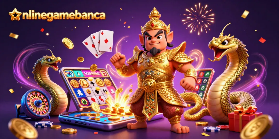 Experience the excitement of onlinegamebanca with vibrant slot reels, exploding coins, and engaging gameplay.