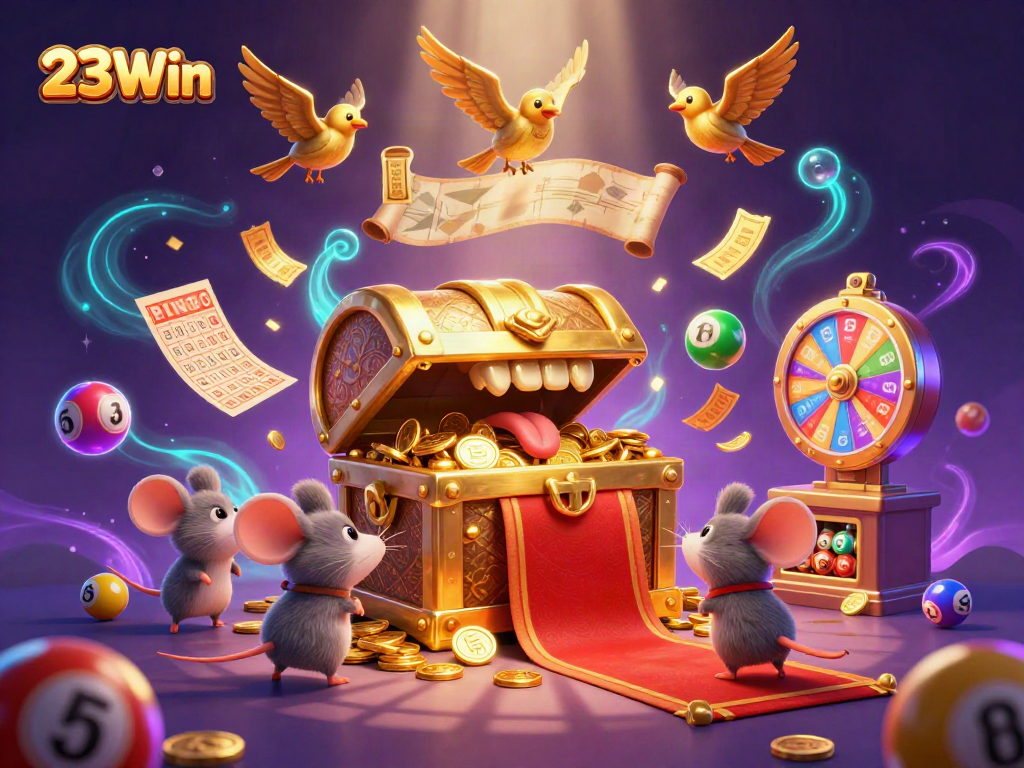 Engage excitement with 23Win's vibrant lottery adventure featuring rich visual elements and gameplay.