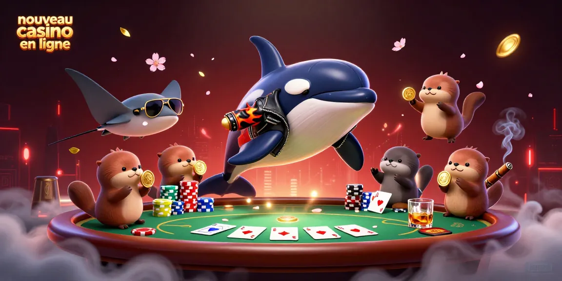 Découvrez le nouveau casino en ligne, où un orque en veste de motard s'élance dans un monde de jeux captivants.