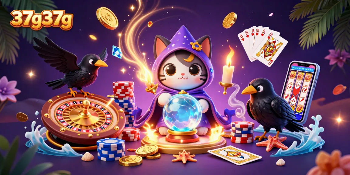 Vença no 37g37g com a mágica dos jogos de azar em uma ilustração vibrante