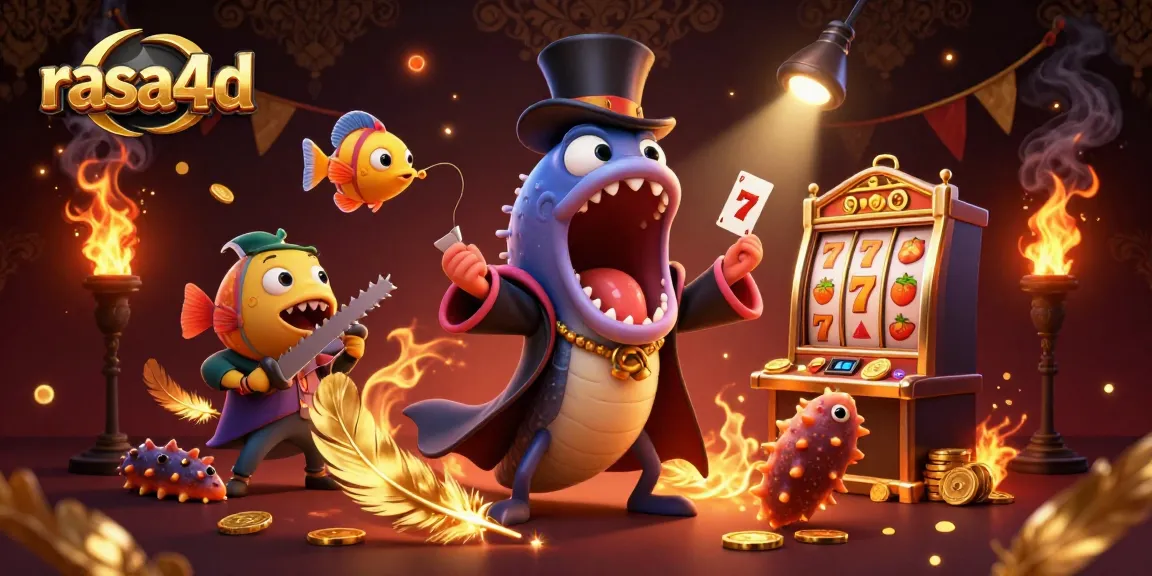 Mainkan slot di rasa4d dengan gulper eel dan anglerfish dalam pertunjukan sulap yang memukau.