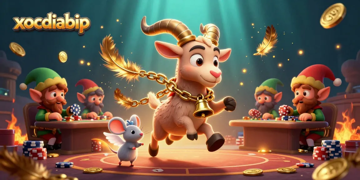 Experience thrilling gaming at xocdiabip with festive characters in a vibrant casino scene.