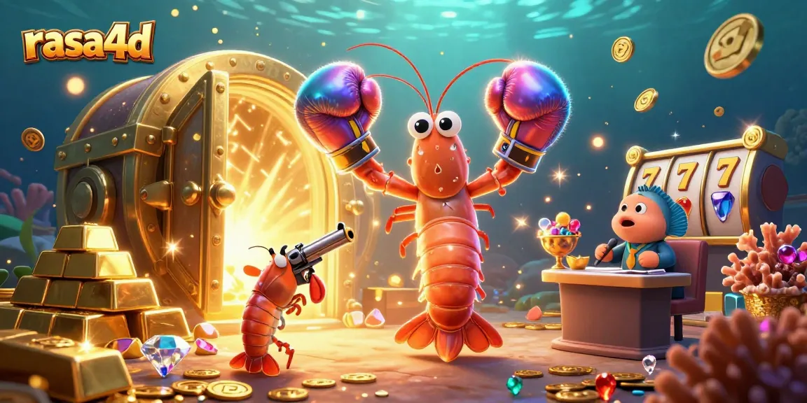 Rasa4D menghadirkan ilustrasi kasino 3D dengan karakter unik di dunia permainan slot dan jackpot.