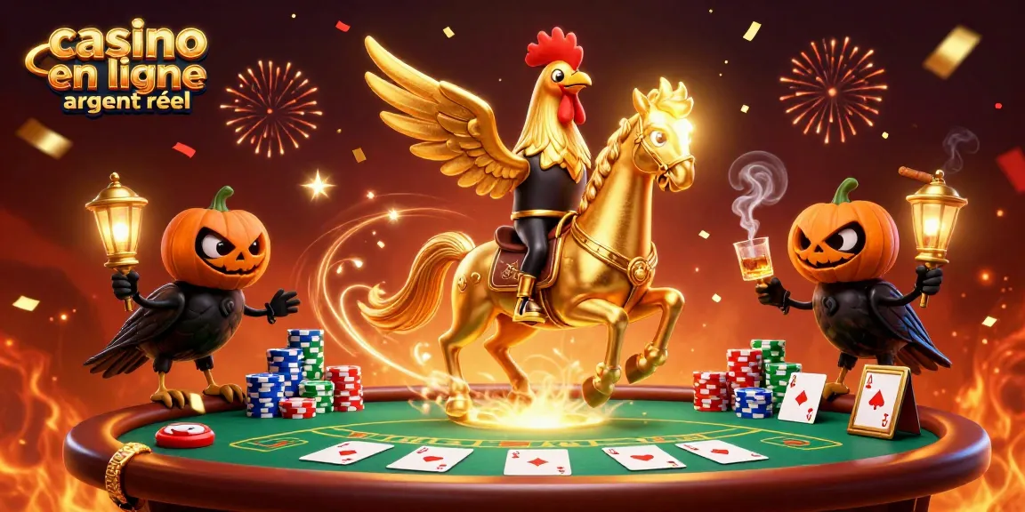 Profitez de l'excitation du casino en ligne argent réel avec cette illustration vibrante animée.
