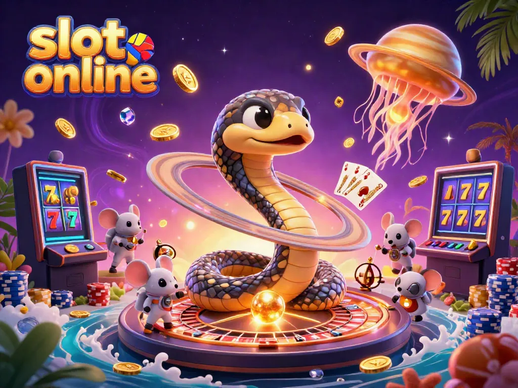 Experience thrilling gameplay with slot online action featuring cosmic characters and vibrant casino elements.