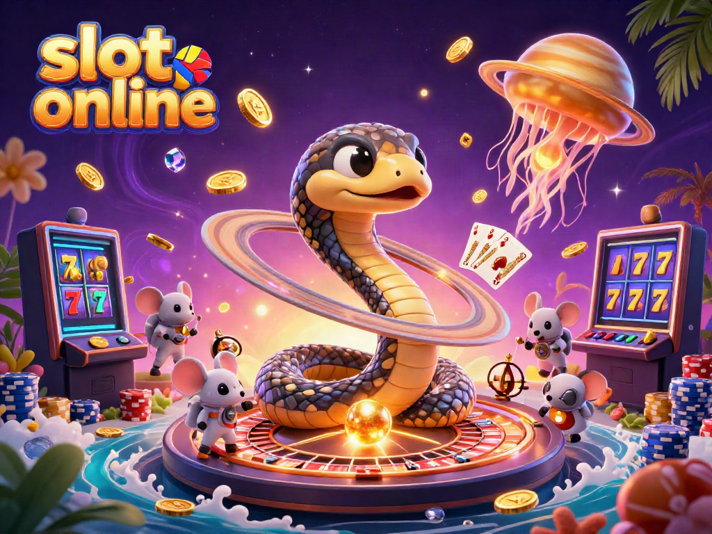 Experience thrilling gameplay with slot online action featuring cosmic characters and vibrant casino elements.