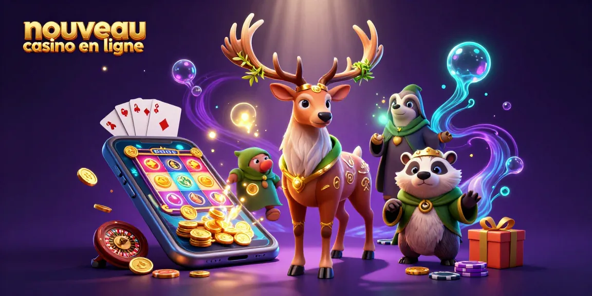 Jouer au nouveau casino en ligne avec des personnages fantastiques dans un décor magique rempli de jeux de casino.