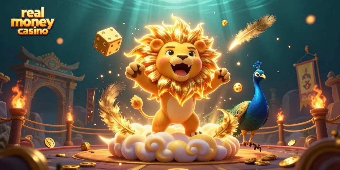 Experience the thrill of a real money casino with vibrant characters and dynamic gaming elements.