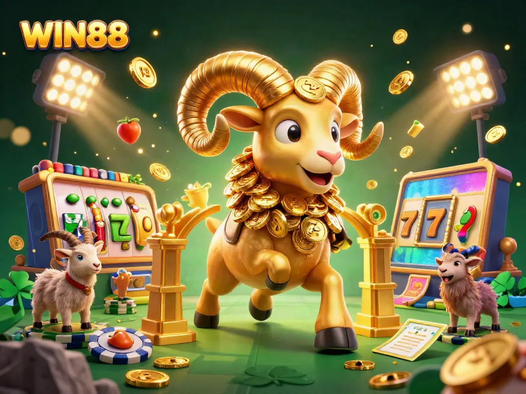 Experience the excitement of WIN88 with vibrant slot game elements and lively characters