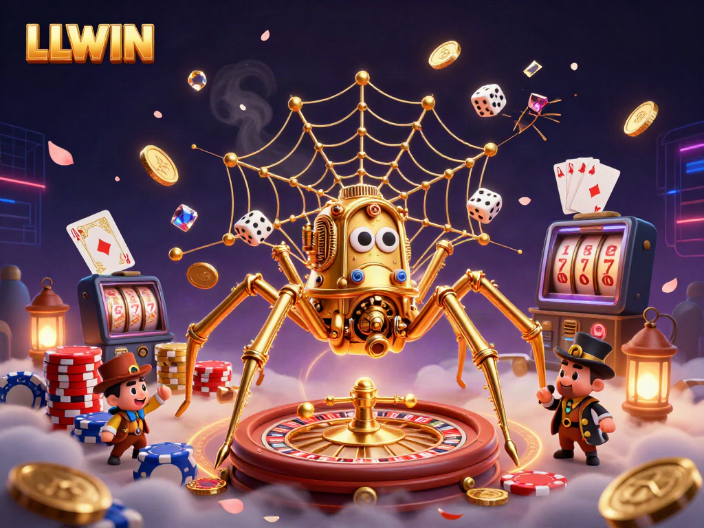 Catch the thrill of gaming at LLWIN with steampunk characters and rich casino elements