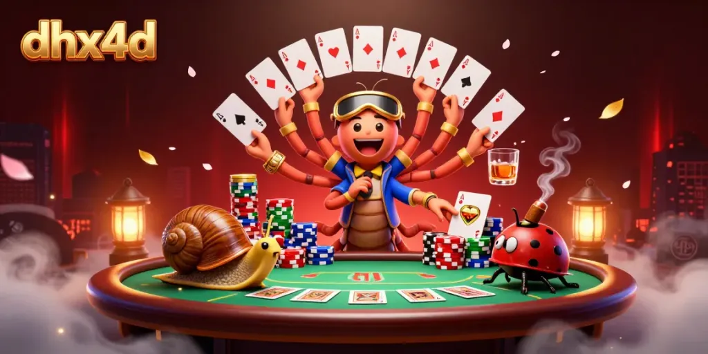DHX4D menghadirkan dealer unik dan pemandangan kasino yang semarak untuk pengalaman bermain