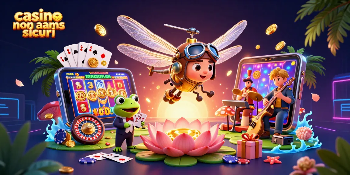 Gioca nei migliori casinò non AAMS sicuri con il croupier ranocchio e un ambiente vivace.