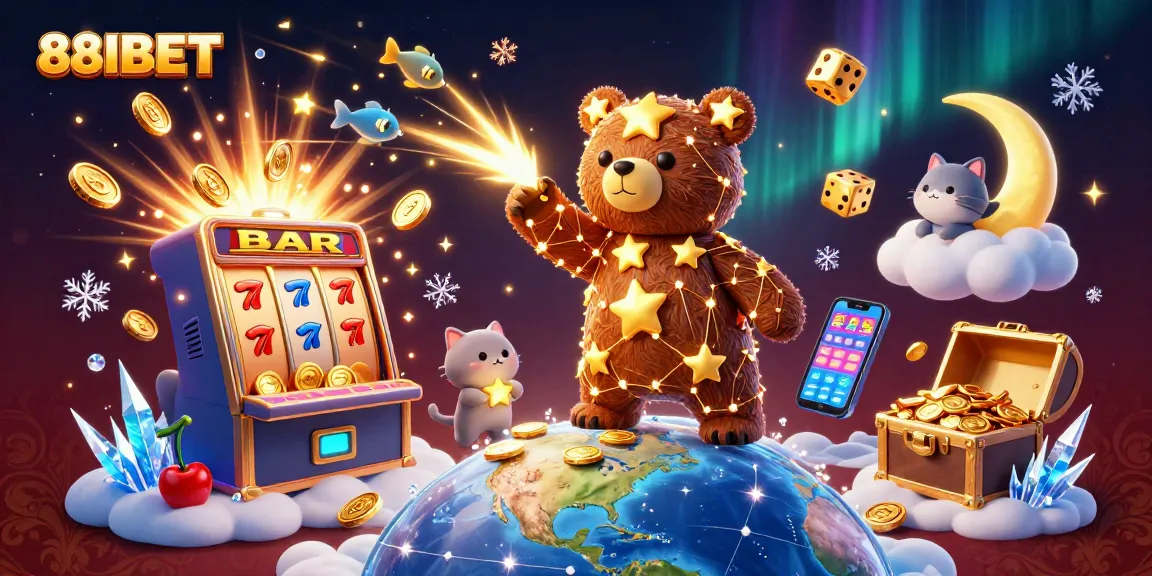 Experience thrilling gaming with 88IBET's vibrant characters and jackpot-winning elements.
