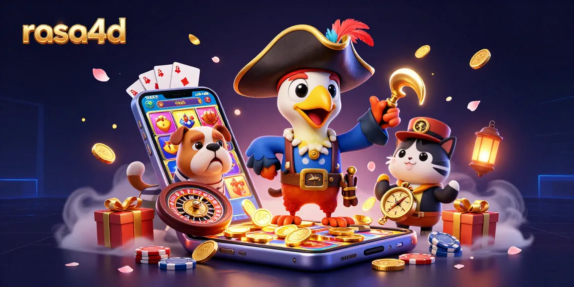 Rasa4D menghadirkan aksi seru dengan pemandangan slot berwarna cerah dan karakter kartun, memperlihatkan kesenangan berjudi.