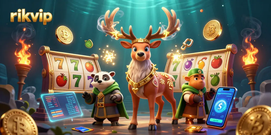 Immerse in the thrilling world of rikvip, where slot games meet vibrant characters and crypto excitement.