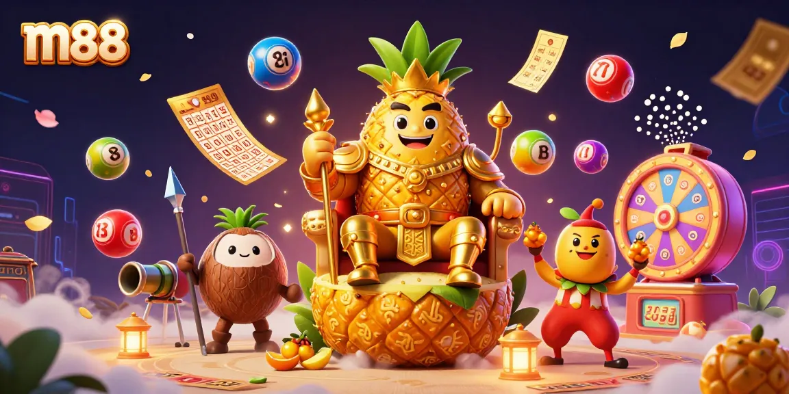 Play exciting games on m88 with golden characters and dynamic lottery action.