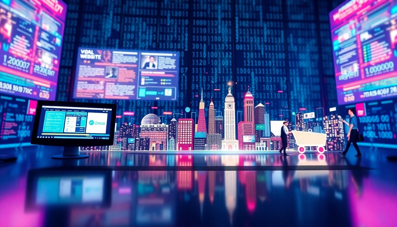 Explore the intricate timeline of internet history through a vivid artistic collage.