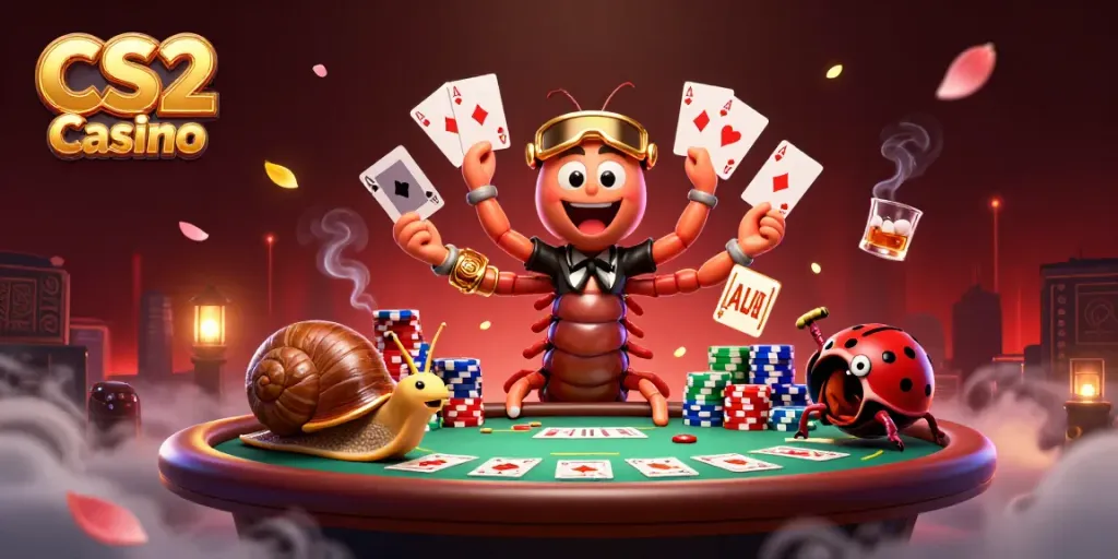 Join the excitement at CS2 Casino with dynamic gameplay and colorful poker elements.