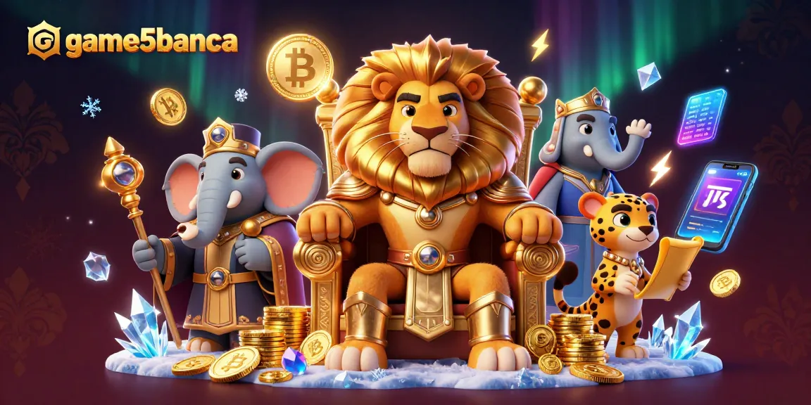 Experience thrilling gameplay with game5banca showcasing majestic characters in a rich casino environment.