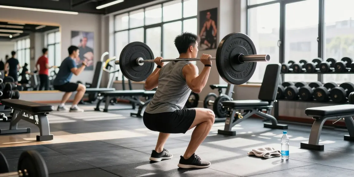 Driada Shop promoting fitness gear and supplements in a modern gym setting.