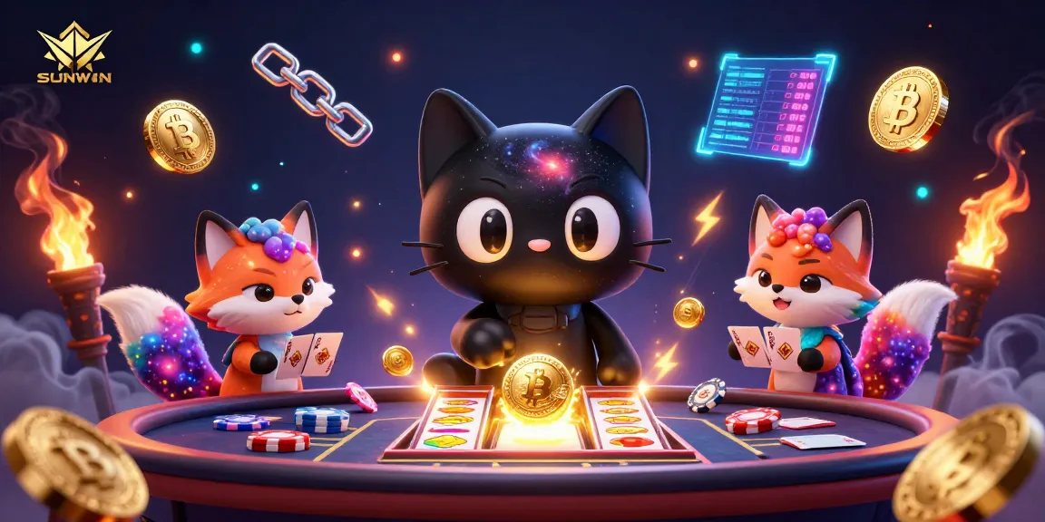 SUNWIN players experience thrilling slots action amidst swirling cosmic themes and vibrant game elements.