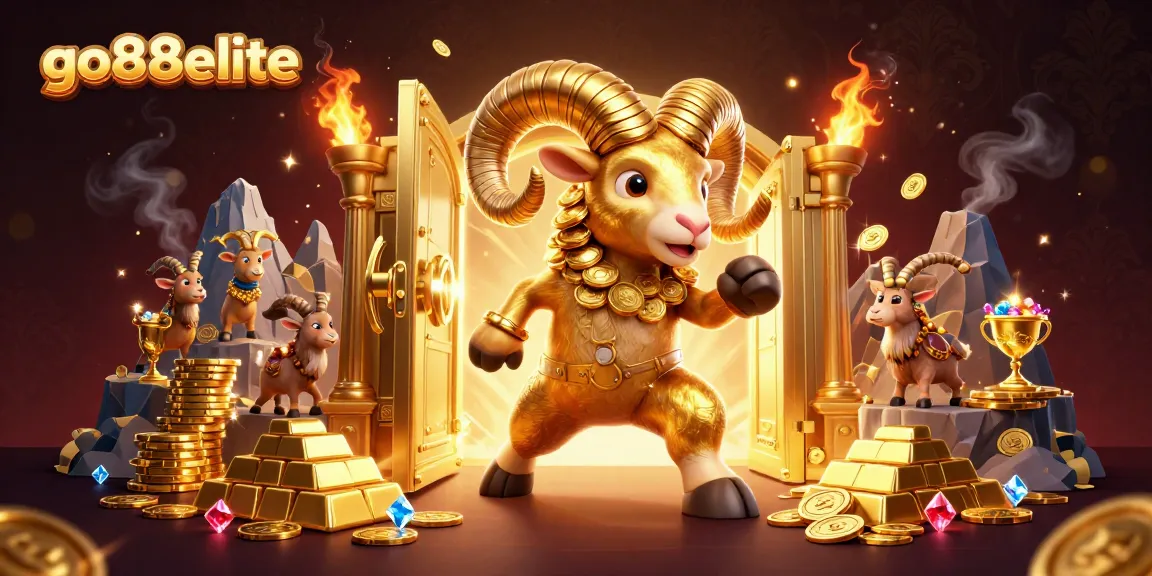 Engage in thrilling online gaming experiences with go88elite as golden treasures burst from a vault.