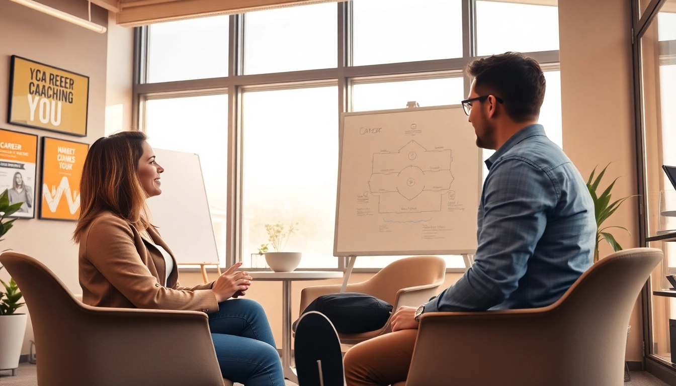 Engaging career coaching session demonstration with professional guidance and client interaction.