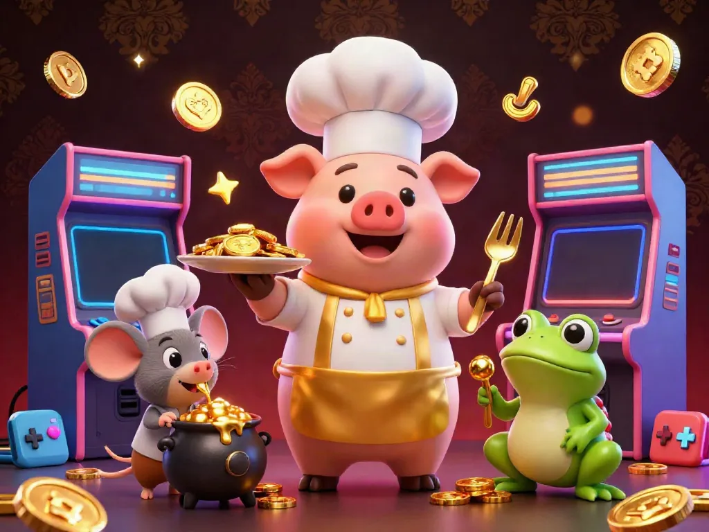 Xoilac showcases a vibrant scene with characters serving gold coins, embodying excitement in gambling.