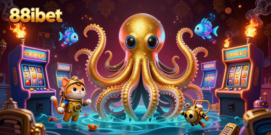 Experience 88ibet's thrilling jackpot adventure with vibrant casino symbols and captivating characters.