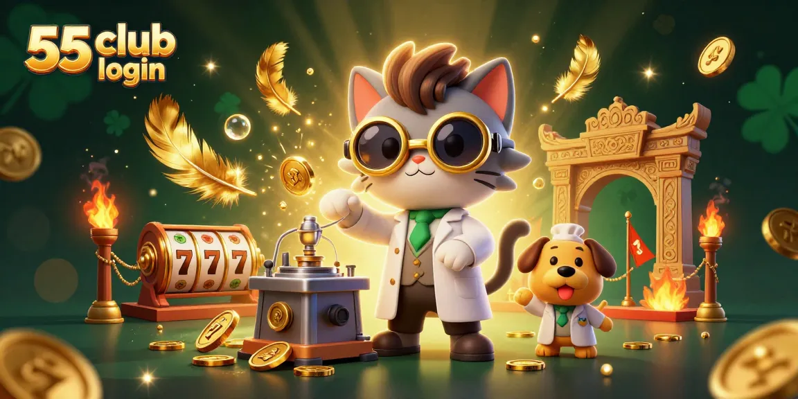 Engage in exciting gameplay with 55 club login featuring dynamic characters and casino elements.